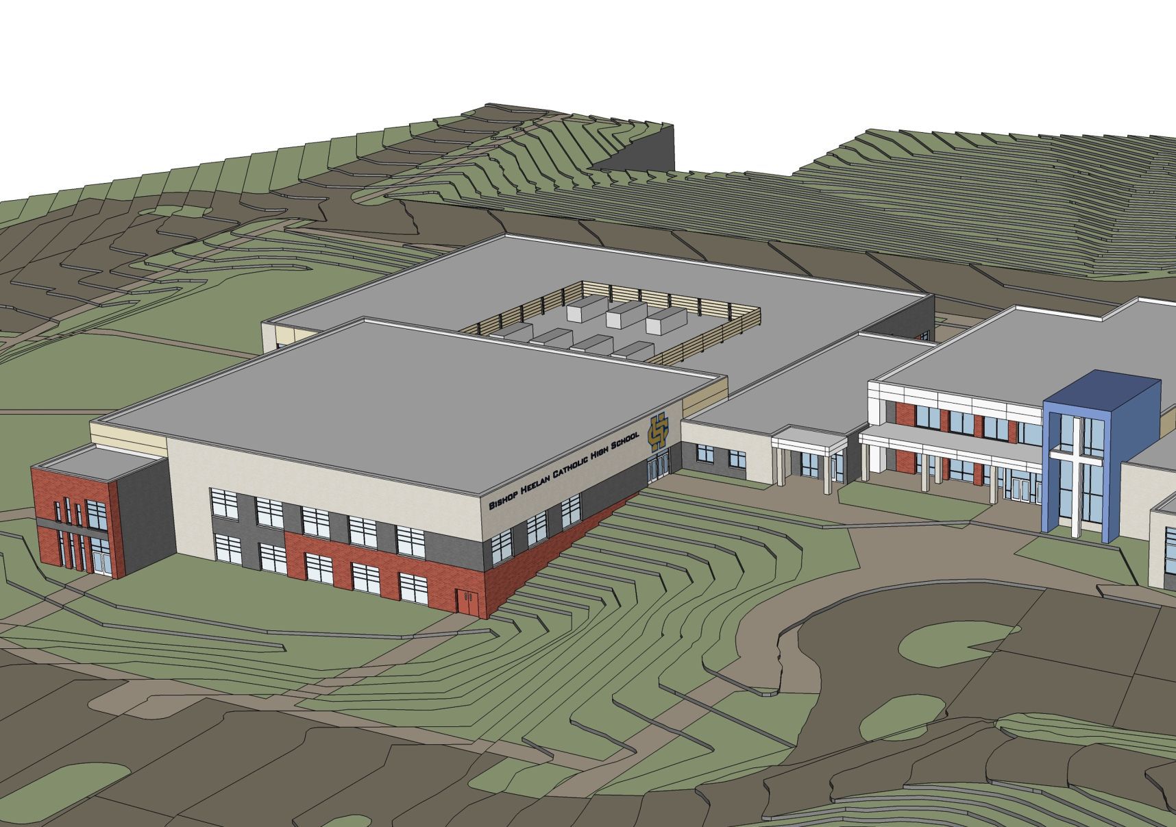 Heelan new gym sketch